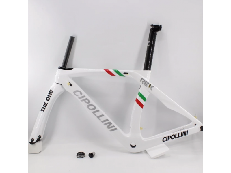 Carbon New Road Cipollini Bike Frame RB1K White Cipollini Frame